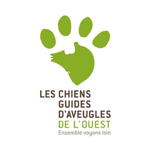 Panneau Chien guide d'aveugle