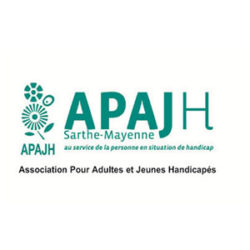 Logo APAJH, Association pour adultes et jeunes handicapés