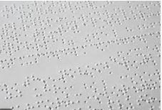 Relief braille