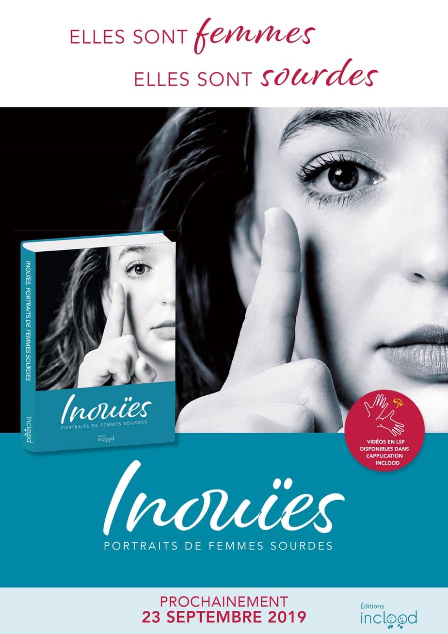 Couverture Inouies - portrait de femmes sourdes