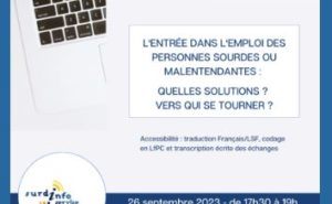 image l'entrée dans l'emploi des personnes sourdes ou malentendantes