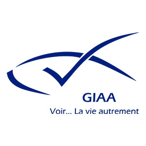 Logo GIAA, Groupement des Intellectuels Aveugles ou Amblyopes