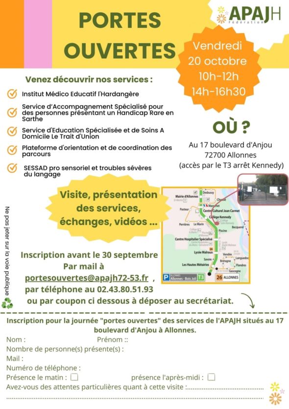 portes ouvertes APAJH Sarthe Mayenne
